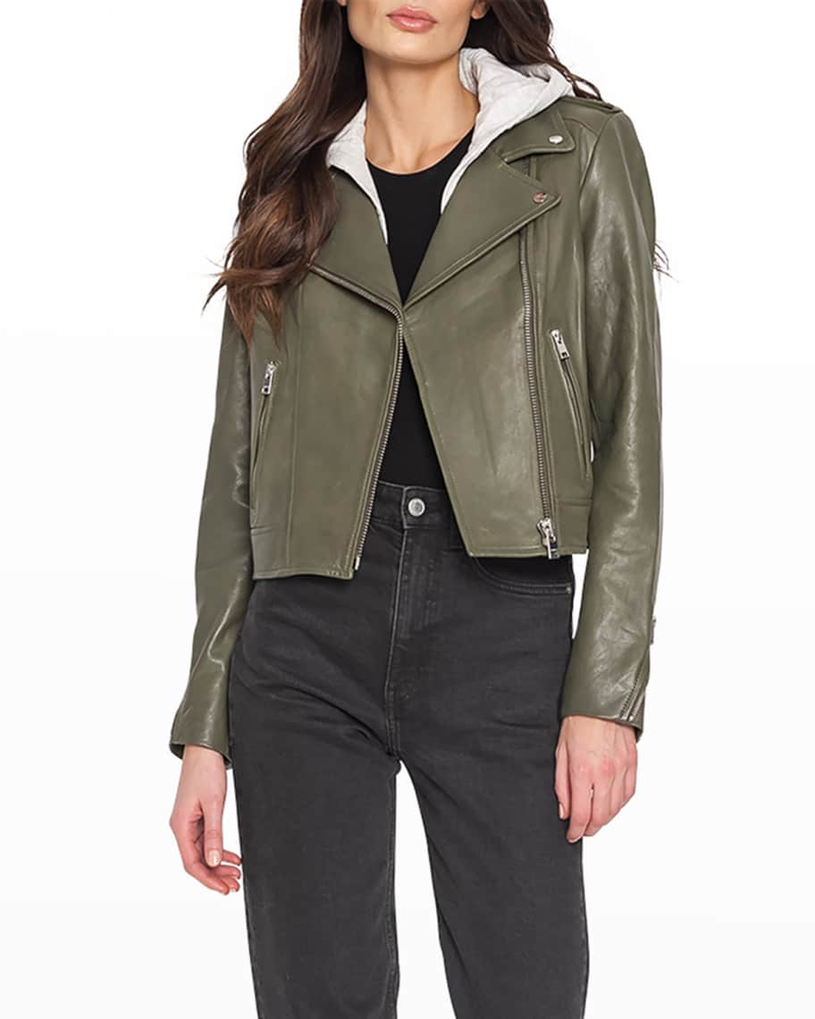 LaMarque Holy Leather Biker Jacket Neiman Marcus