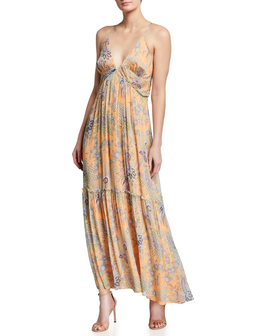 Ramy Brook Nina Floral-Print Maxi Dress | Neiman Marcus