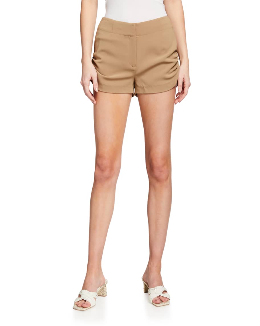 Ramy Brook Steele Ruched Shorts | Neiman Marcus