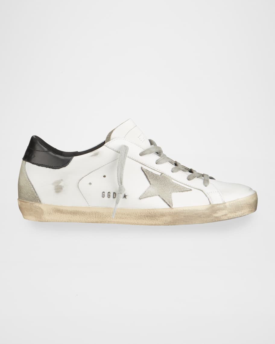 Golden Goose Superstar Mixed Leather Sneakers Neiman Marcus