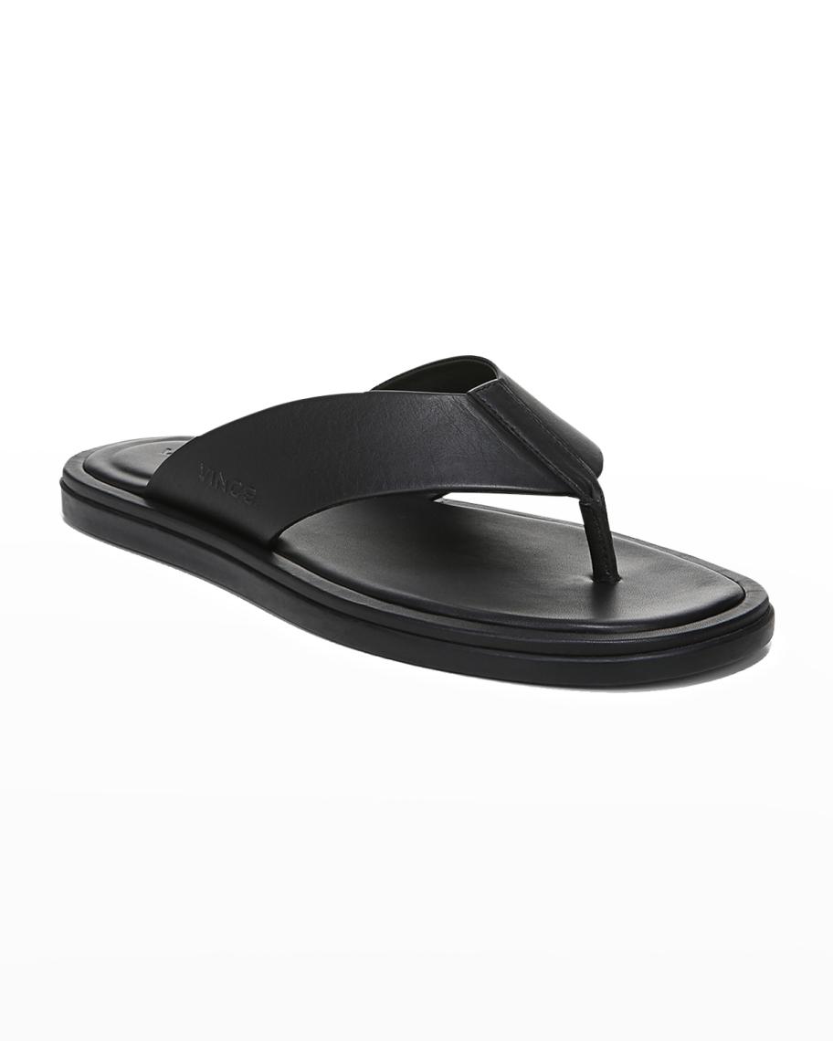 Vince Men\'s Dean-2 Slip On Sandals Black Flip Flops Thong Style Size 13 Resort vin-mens-e0174l3-tob-8m-sandal.png main image 4