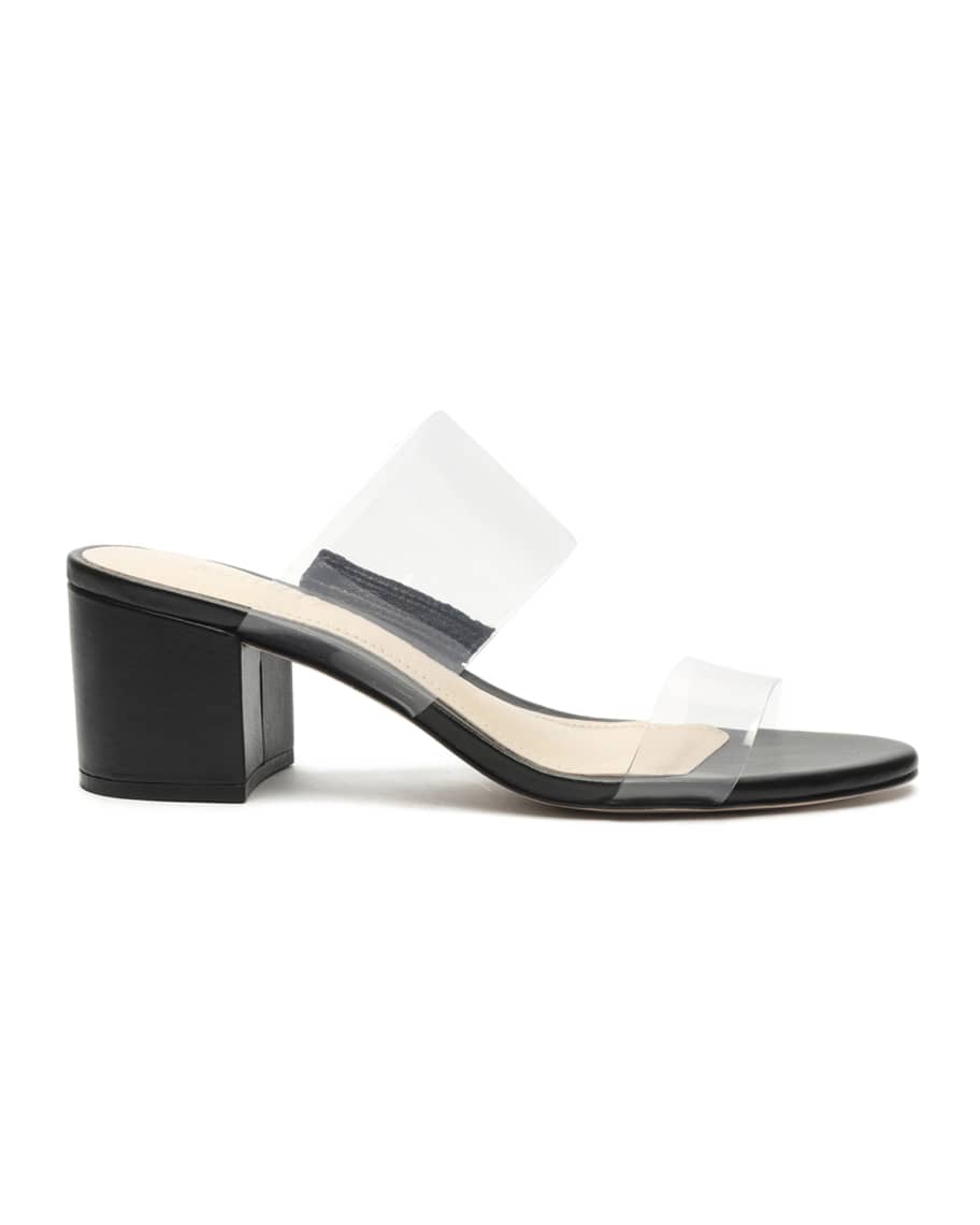 Schutz Victorie Dual-Band Slide Sandals | Neiman Marcus