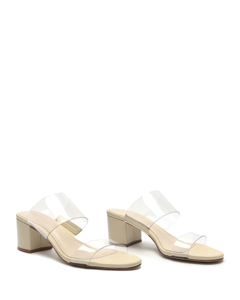 Schutz Victorie Dual Band Slide Sandals Neiman Marcus