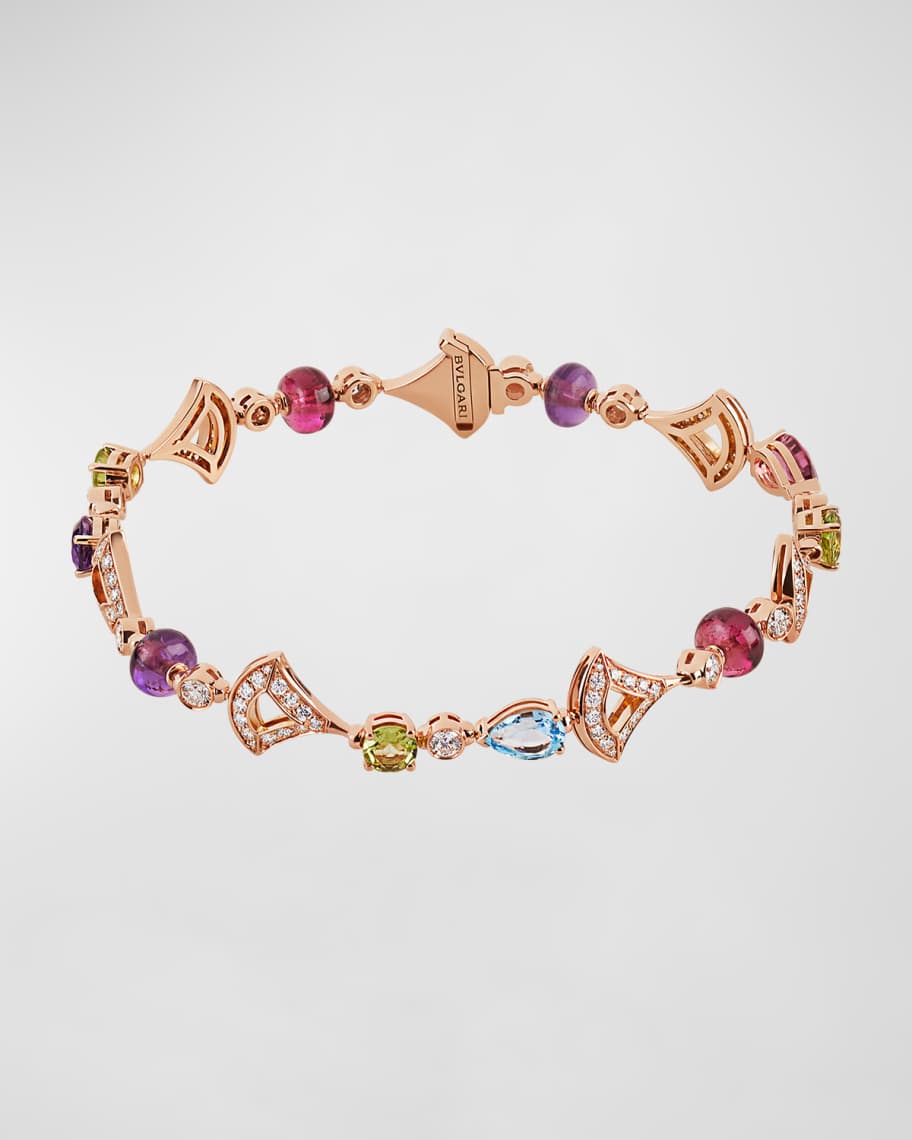 BVLGARI Diva s Dream Small Rose Gold Mother of Pearl and Multi