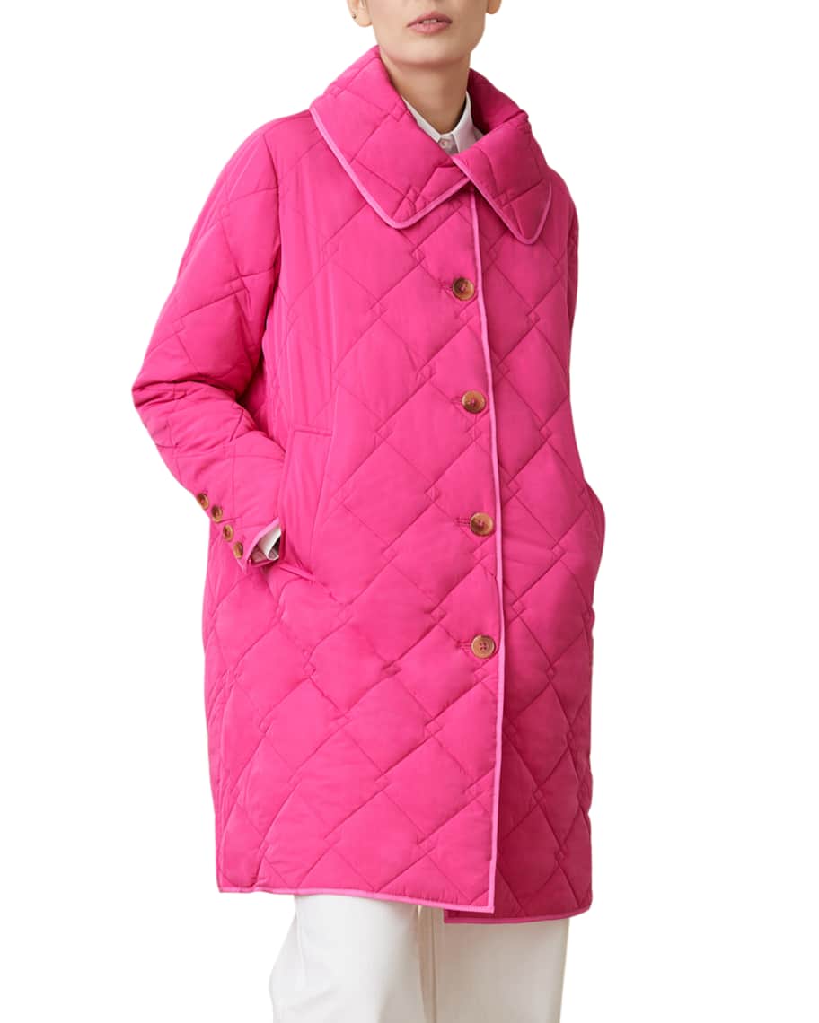 Jane Post Iconic Jane Quilted Coat Neiman Marcus