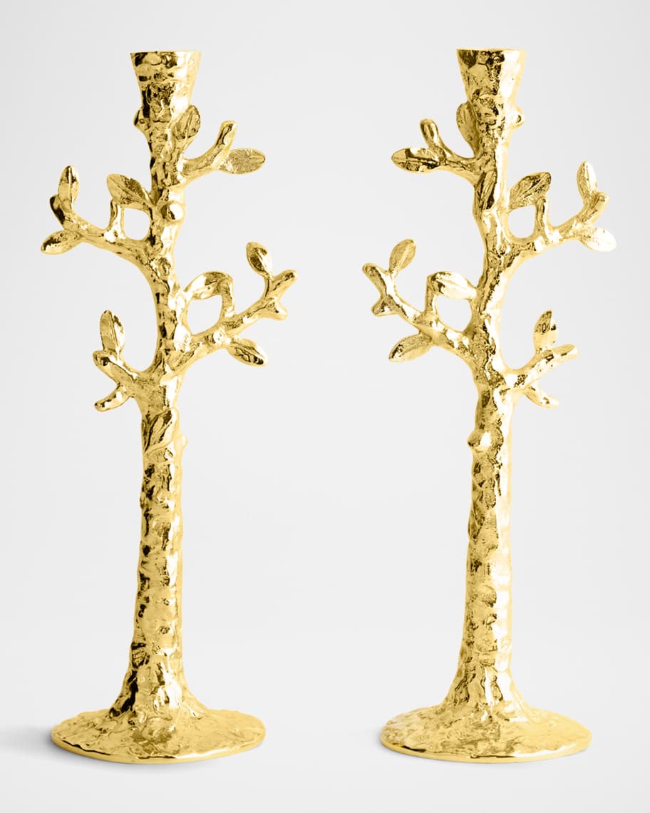 Michael Aram Tree of Life Shabbat Candle Holders