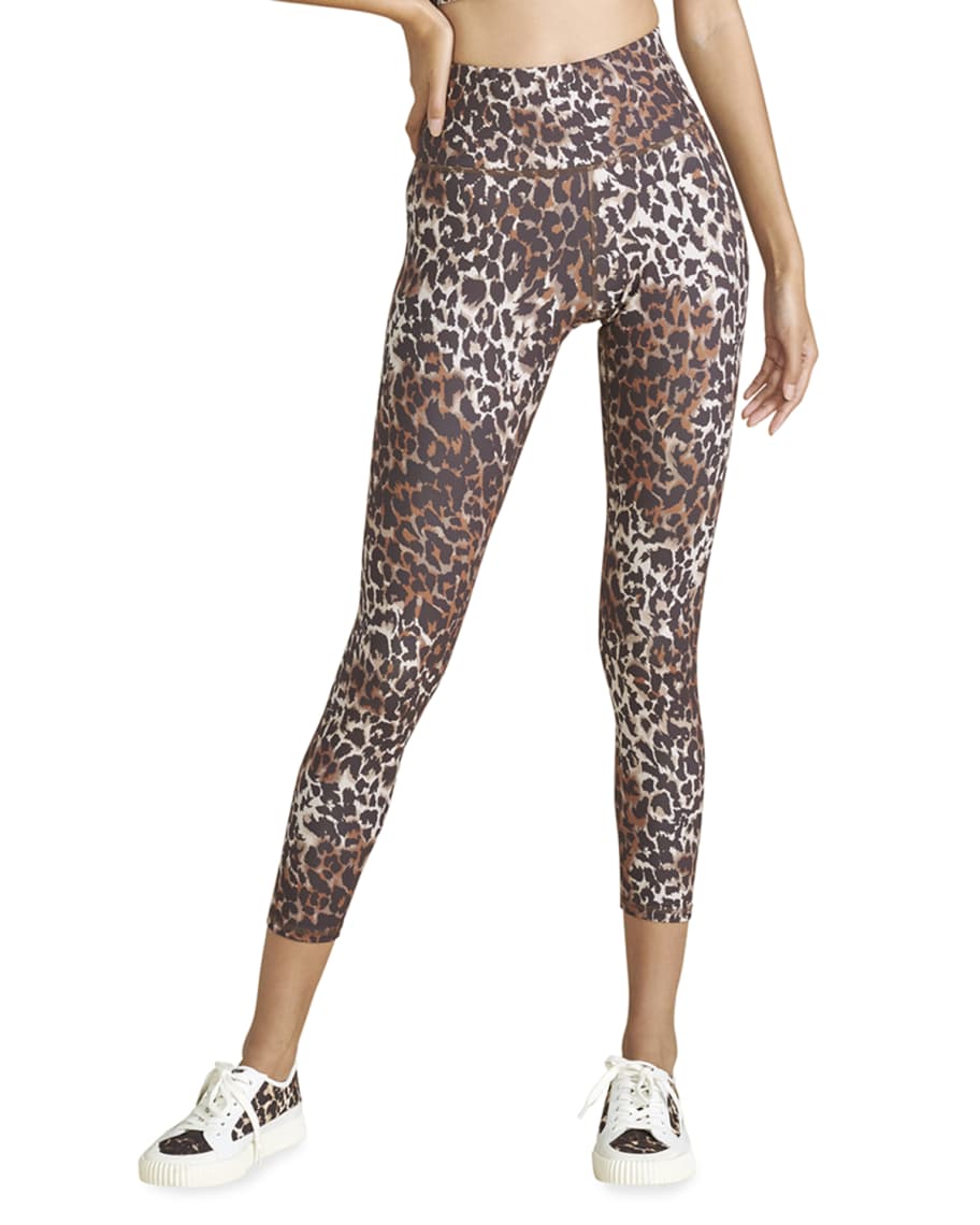 Veronica beard leopard leggings sale