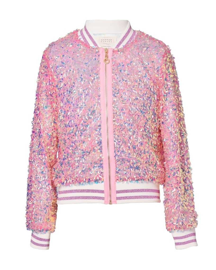 Floral Sequin Embellished Linen Jacket - Neutral Multicolor