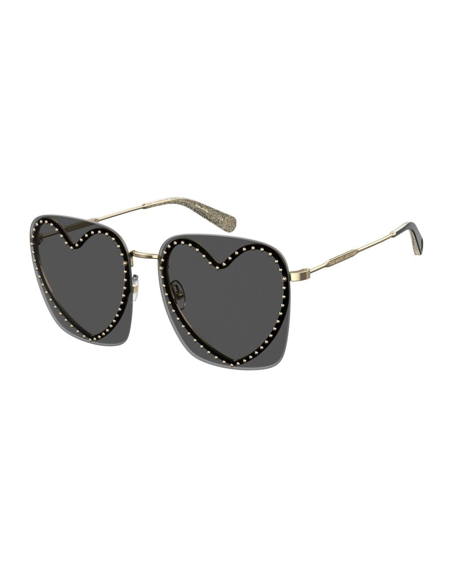 Brand New The Marc Jacobs Square Sunglasses w/ Gold Tone Metal Heart Shaped Rim Marc Jacobs | Accessories | Brand New The Marc Jacobs Square  main image 2