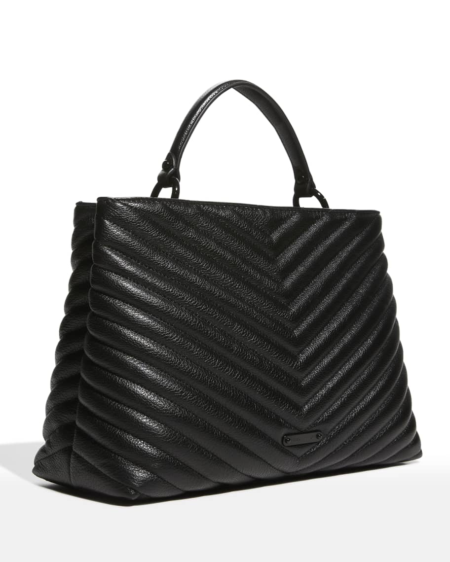 Rebecca Minkoff Edie Quilted Large Top-Handle Tote Bag | Neiman Marcus