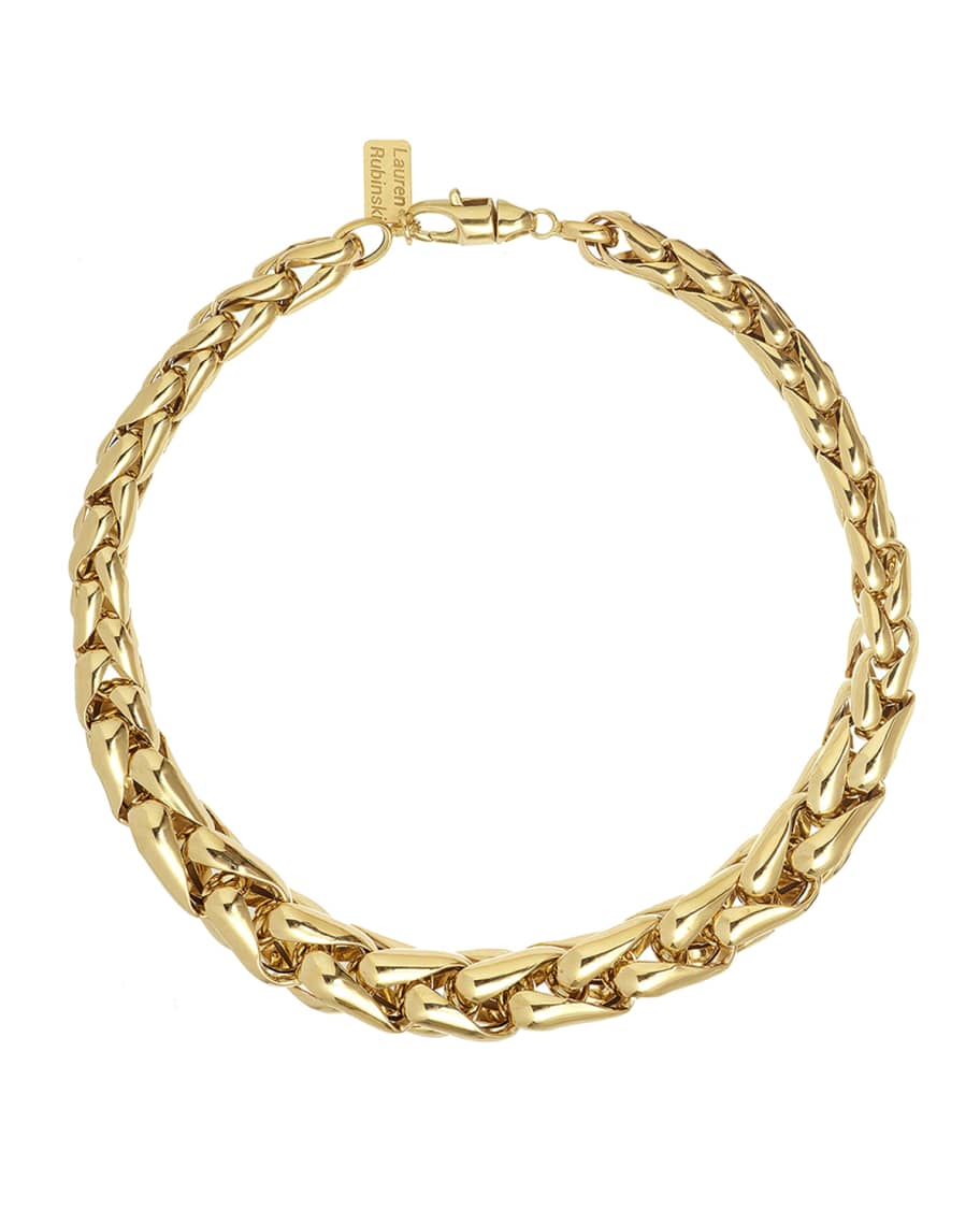 Lauren Rubinski 14k Graduating Small Chain Necklace | Neiman Marcus