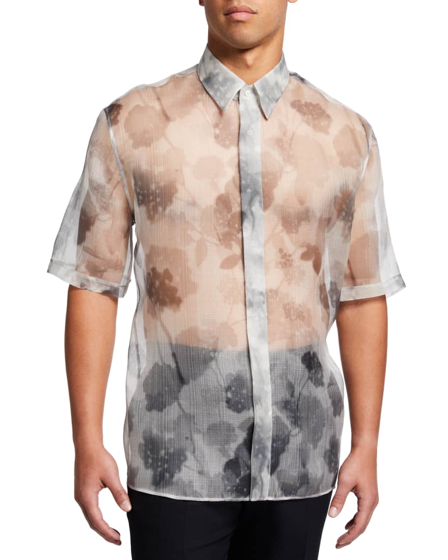 Fendi sheer shirt online