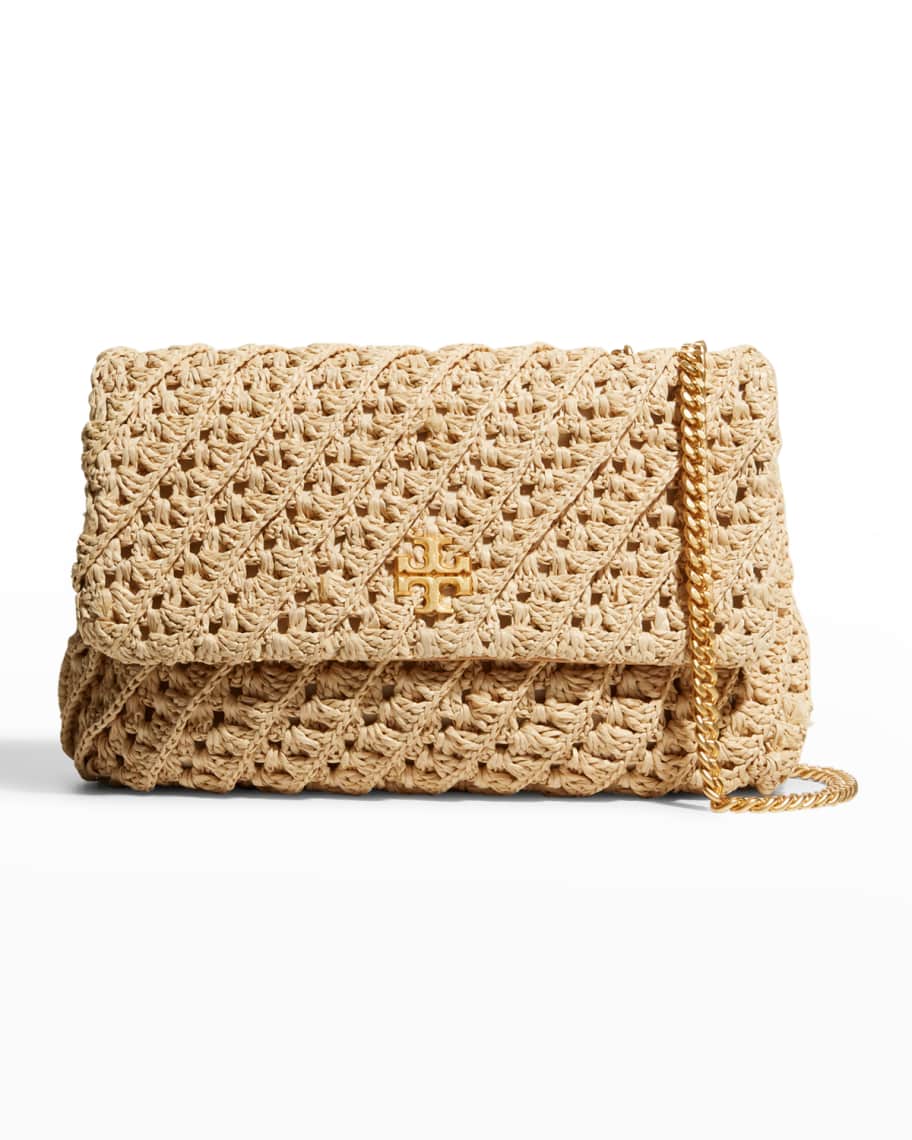 Tory Burch Kira Crochet Shoulder Bag | Neiman Marcus