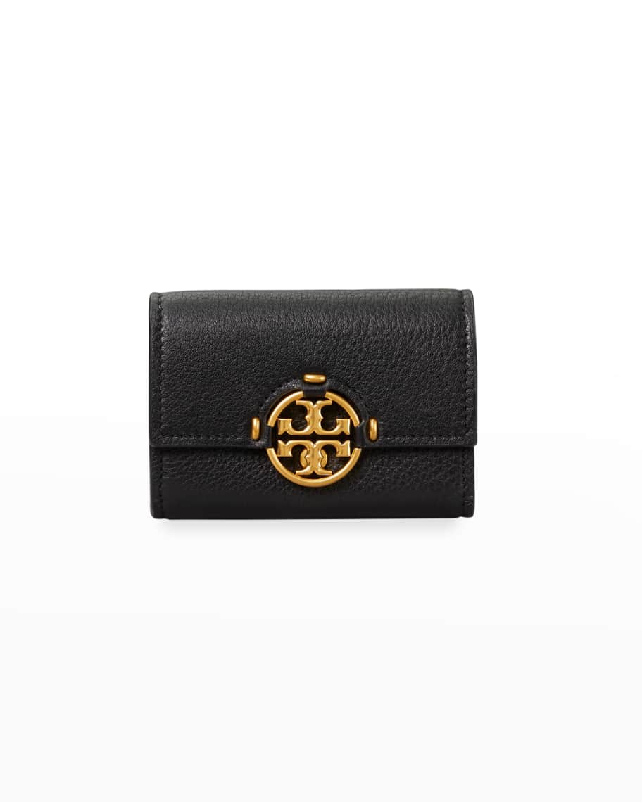Tory Burch Miller Leather Mini Wallet | Neiman Marcus
