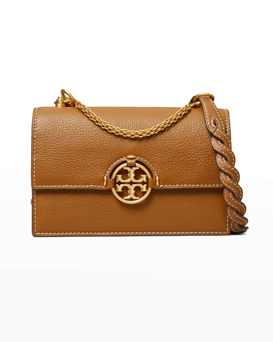 Tory Burch Miller Mini Leather Shoulder Bag | Neiman Marcus