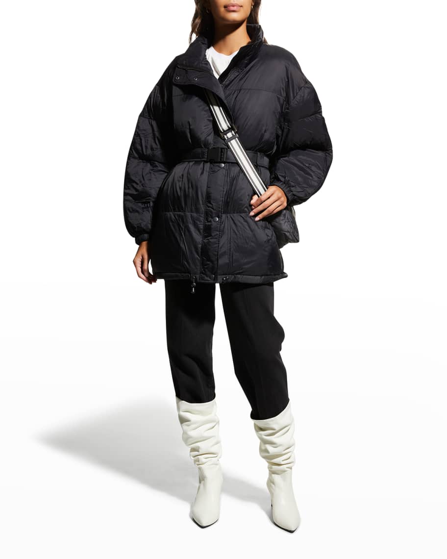 Etoile Isabel Marant Dilys Belted Puffer Jacket | Neiman Marcus