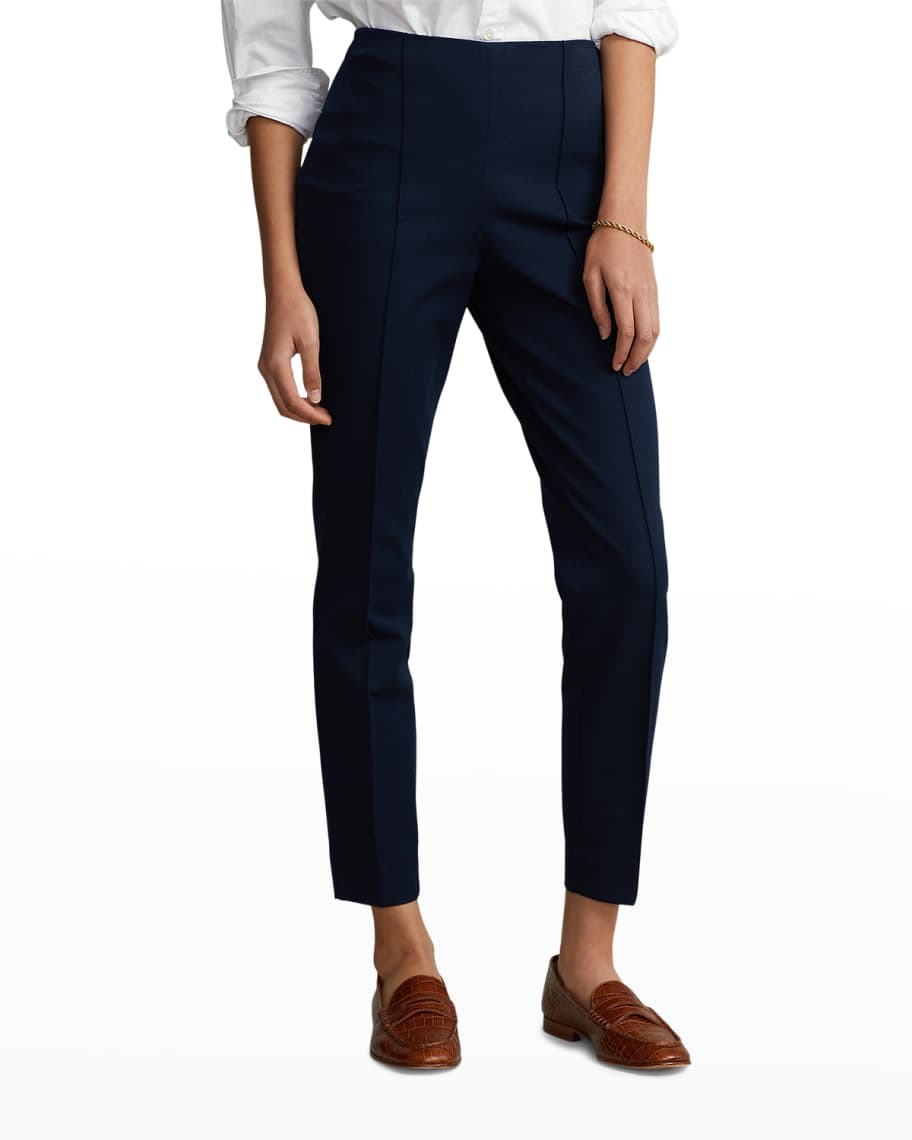 Polo Ralph Lauren Ele Stretch Cotton Skinny Pant | Neiman Marcus