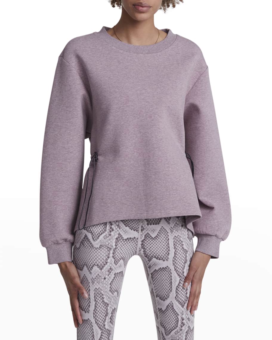 Varley Bella Toggle-Waist Sweatshirt | Neiman Marcus