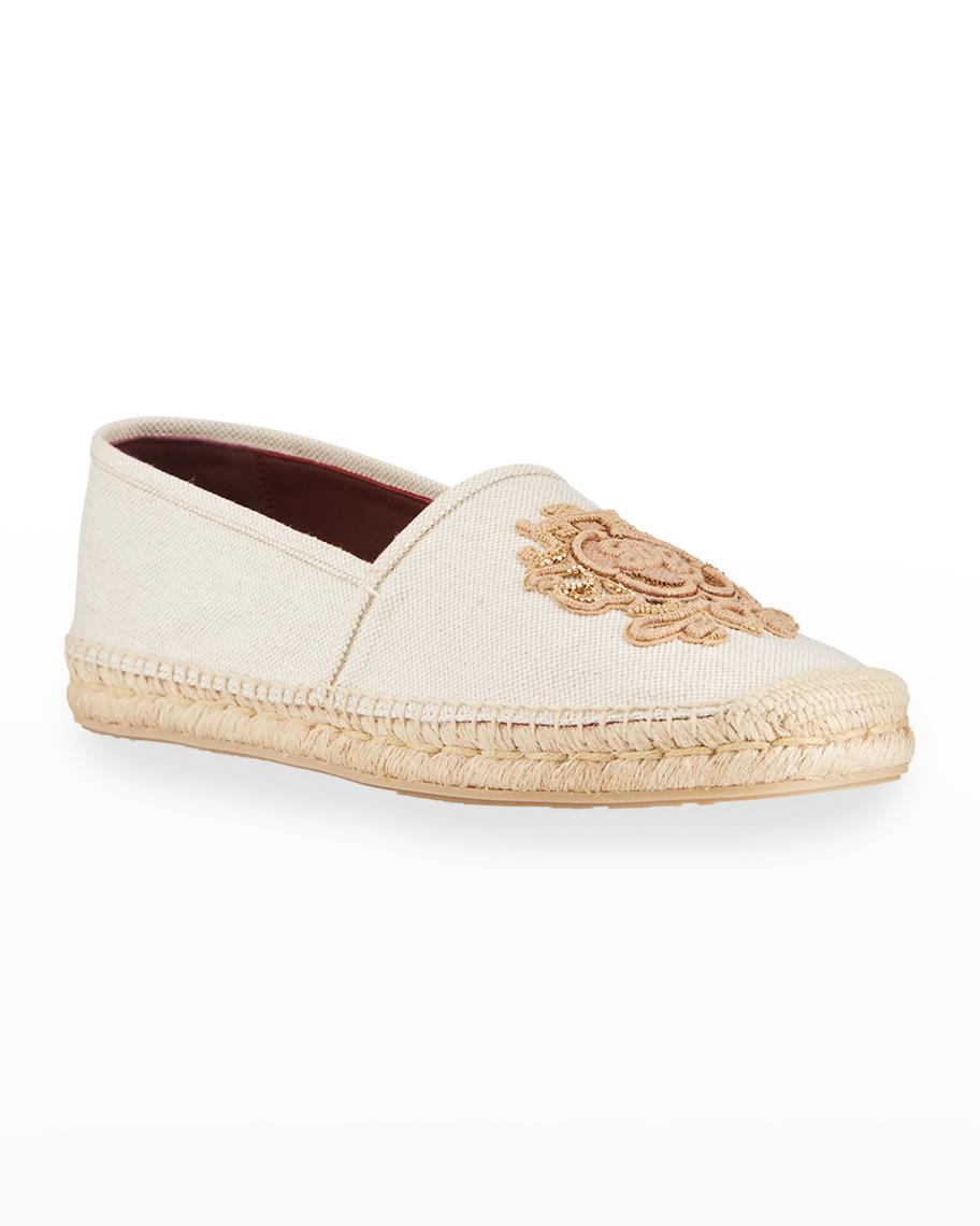 Dolce&Gabbana Men\'s DG Logo Coat of Arms Embroidered
Espadrilles Dolce & Gabbana Boccaccio Espadrilles Dg Coat Of Arms In  main image 4