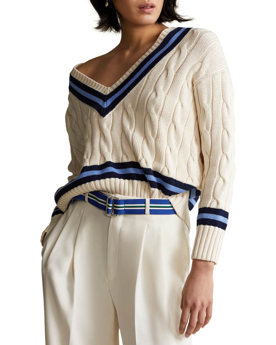 Women's V-neck LAUREN Ralph Lauren Sweaters FREE SHIPPING, 47% OFF