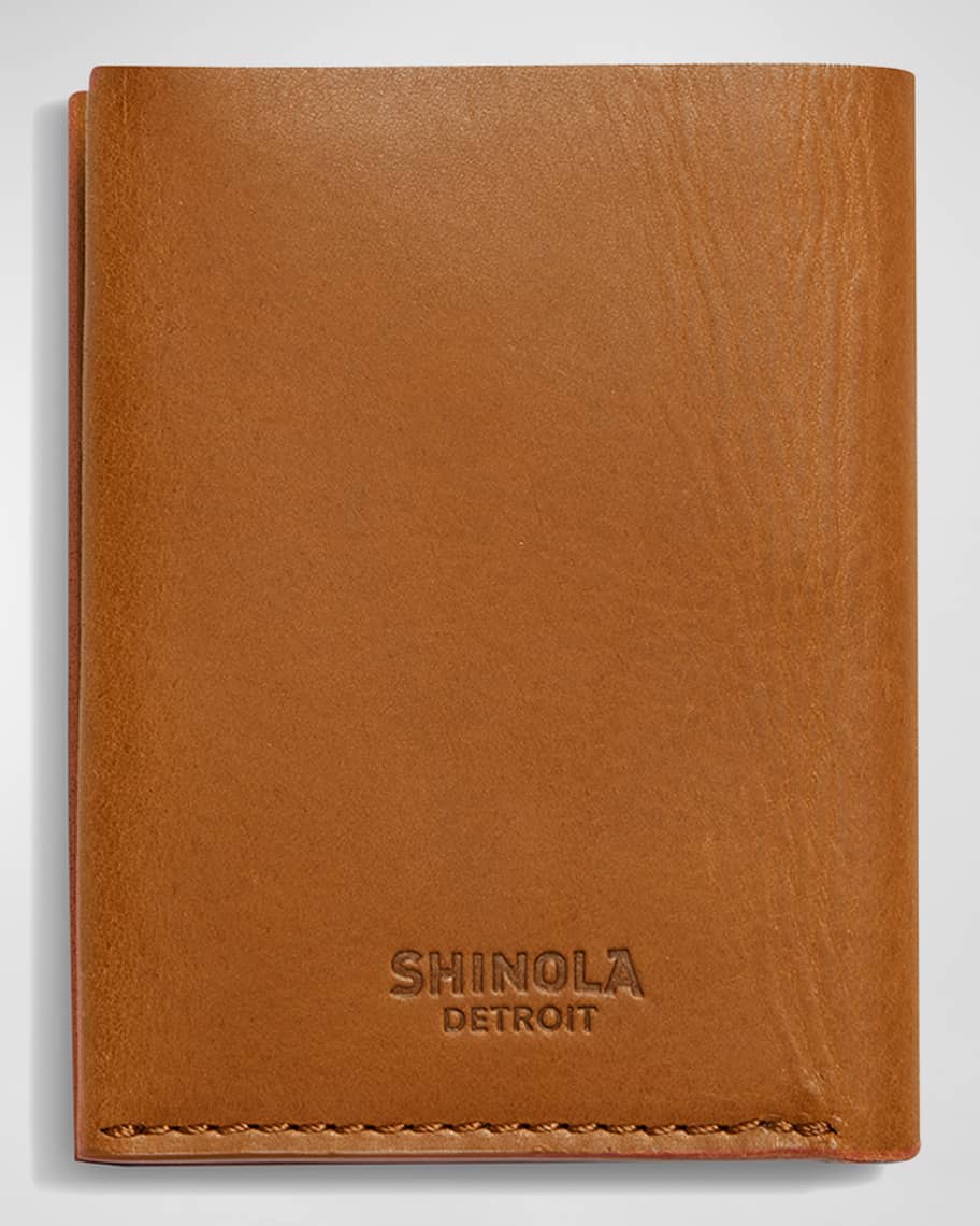 Image 1 of 3: Men's Vachetta Leather Utility Card Wallet