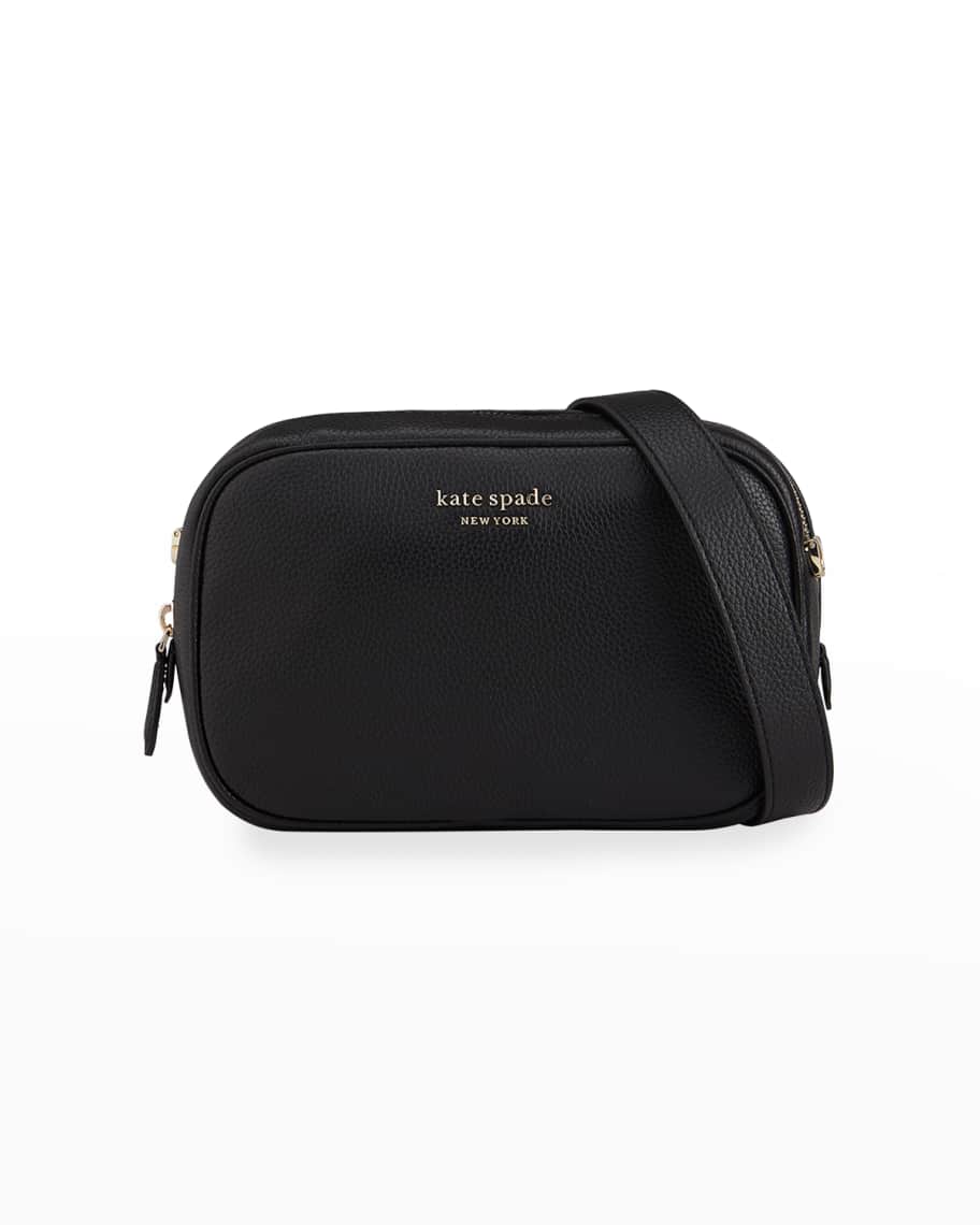 kate spade new york medium pebbled leather camera crossbody bag