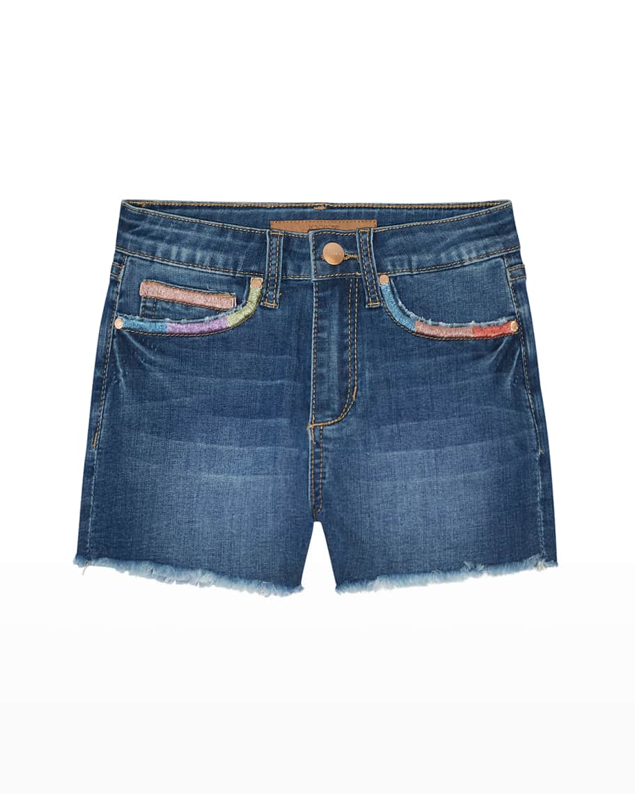 Joe's Jeans Girl's The Freya Denim Shorts, Size 716 Neiman Marcus