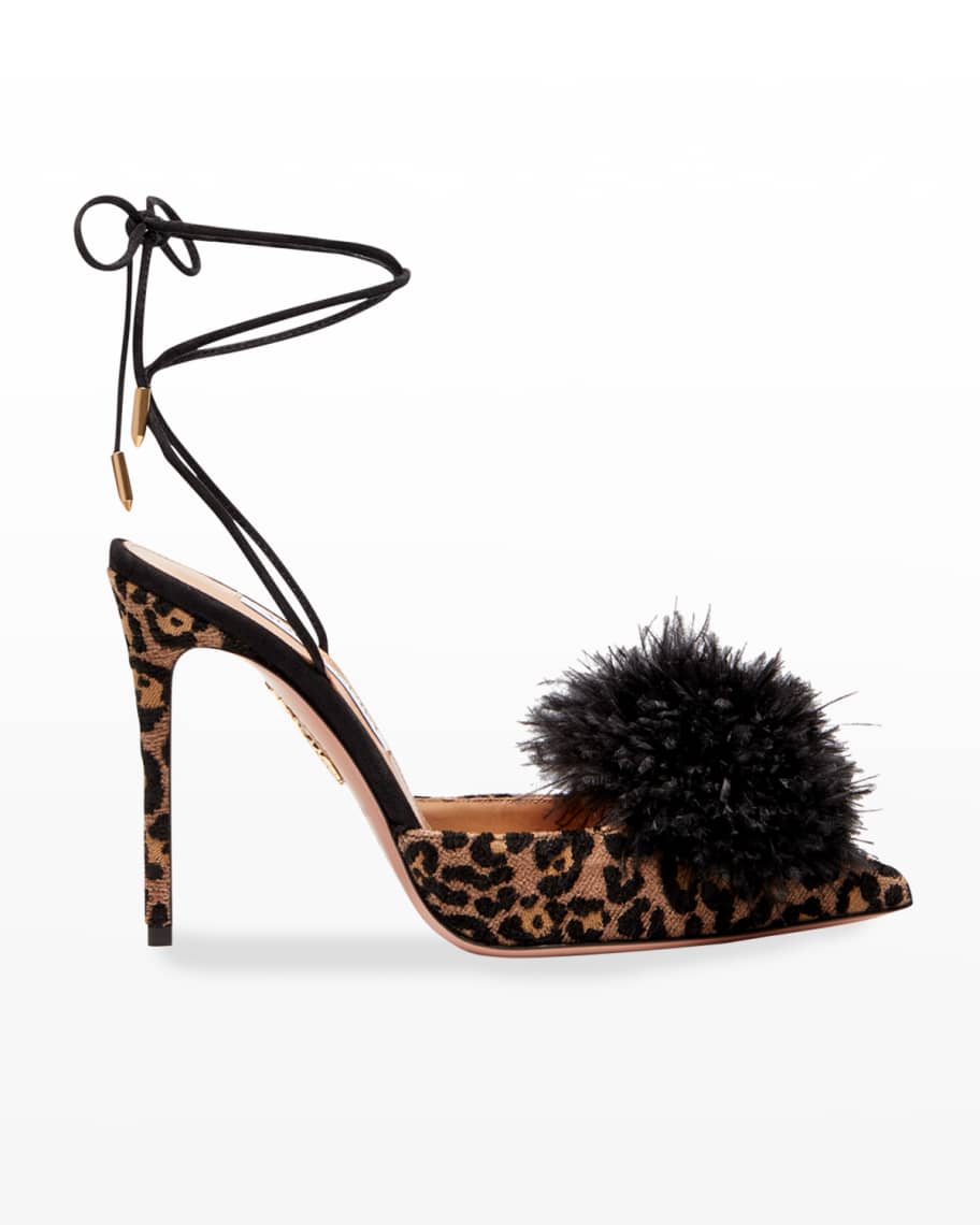 Christian Louboutin, Boudoir leopard printed leather belt bag