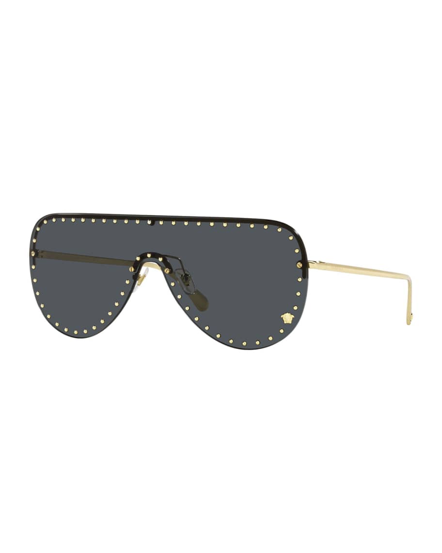 Studded versace online sunglasses