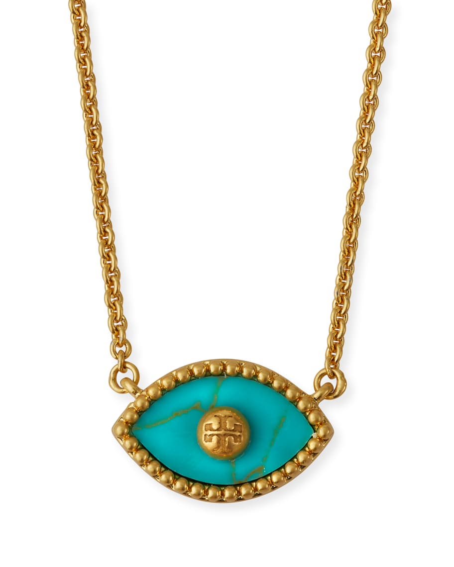 Tory burch new arrivals evil eye necklace