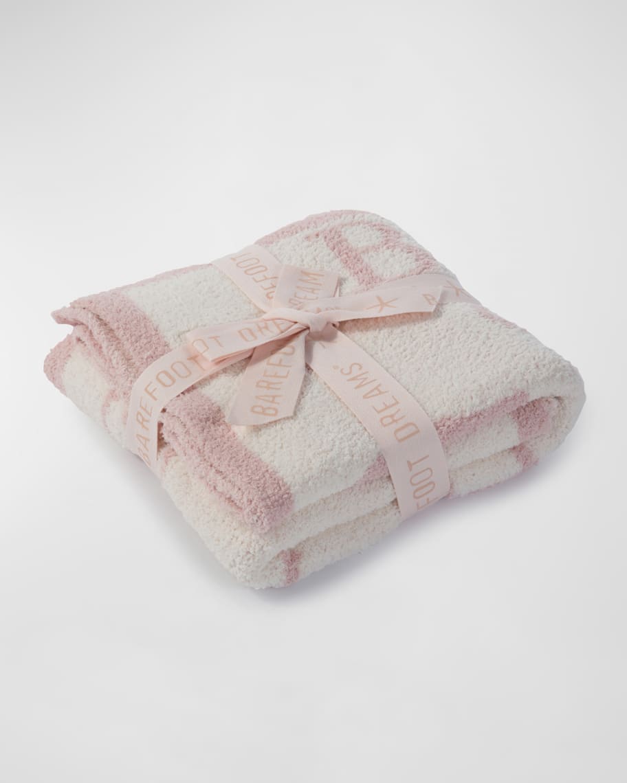 Barefoot Dreams Kid's ABC CozyChic Knit Blanket | Neiman Marcus
