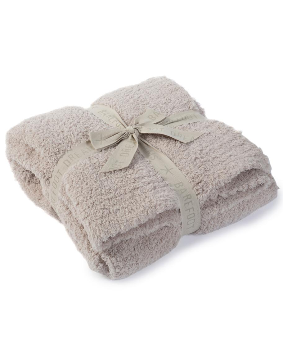 Barefoot Dreams Cozychic Decke – Kuscheldecke In Aqua Mit Sternen, 76x76 Cm, Aus Polyester