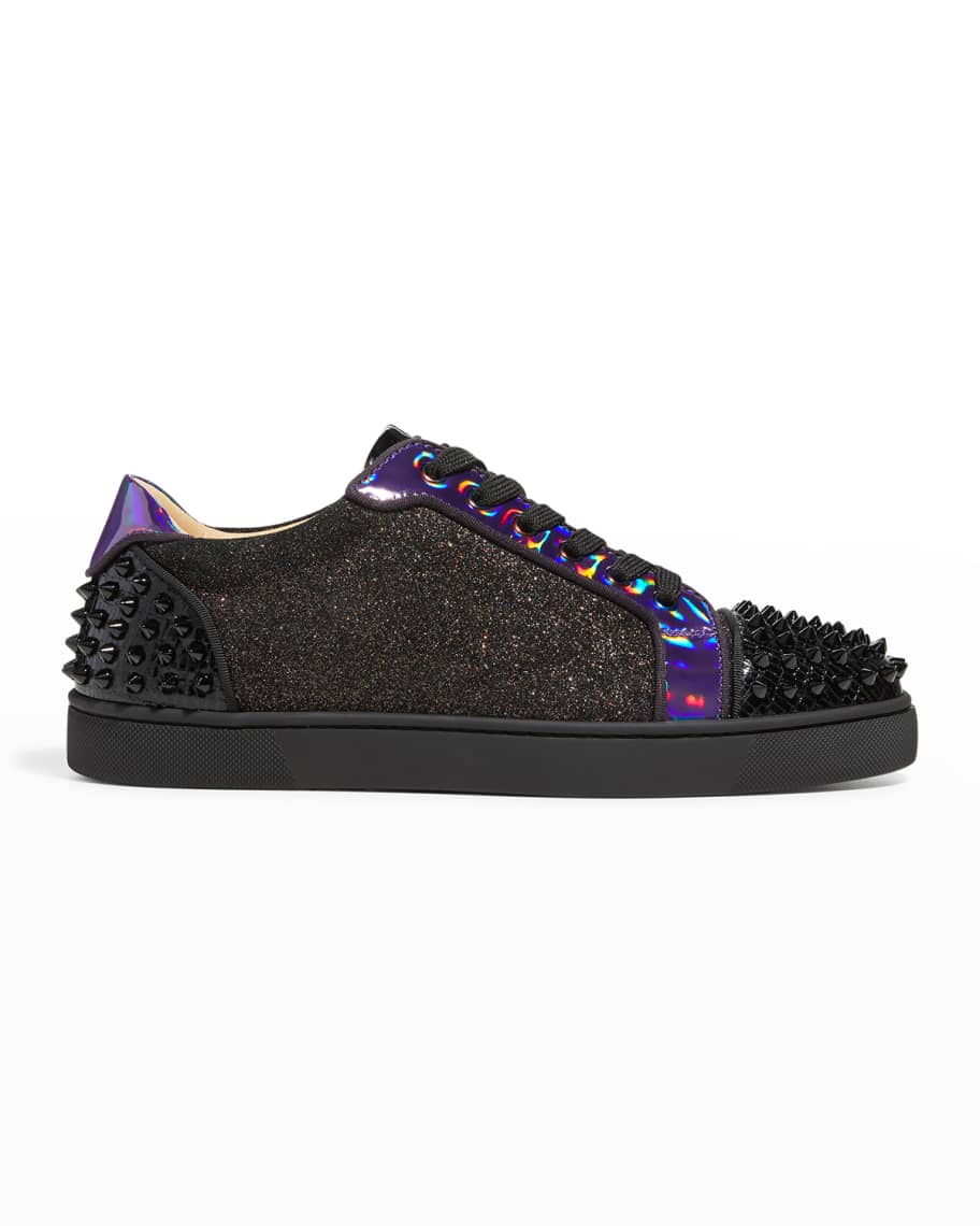 Gulerod Manners Ordinere Christian Louboutin Men's Seavaste 2 Orlato Glitter Iridescent Low-Top  Sneakers | Neiman Marcus