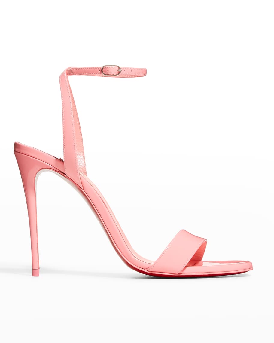 Christian Louboutin Loubigirl Ankle-Strap Red Sole Sandals | Neiman Marcus