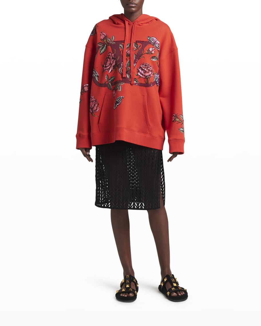 Valentino butterfly sweatshirt top