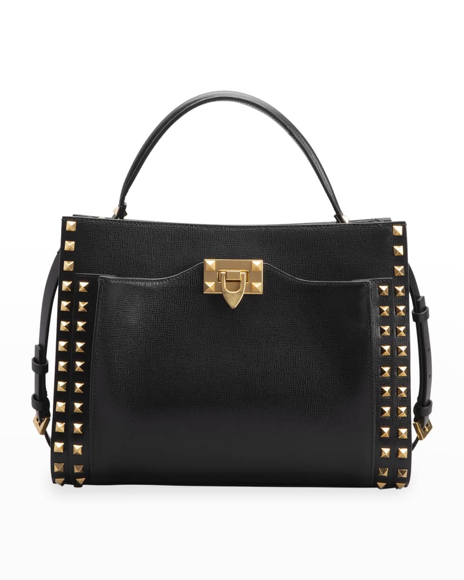 Valentino Red Leather Small Rockstud Alcove Tote Valentino | The Luxury  Closet