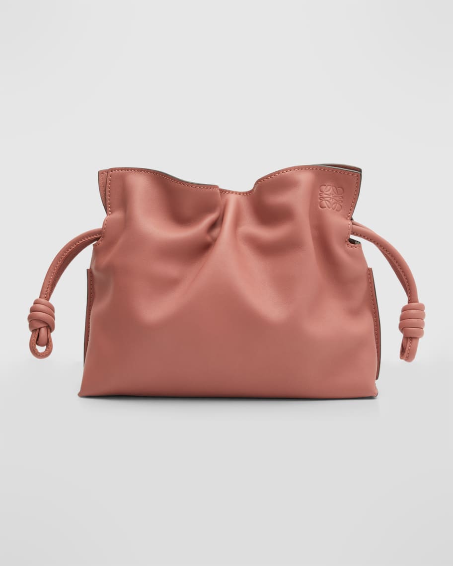 Loewe Flamenco Mini Napa Drawstring Clutch Bag Neiman Marcus
