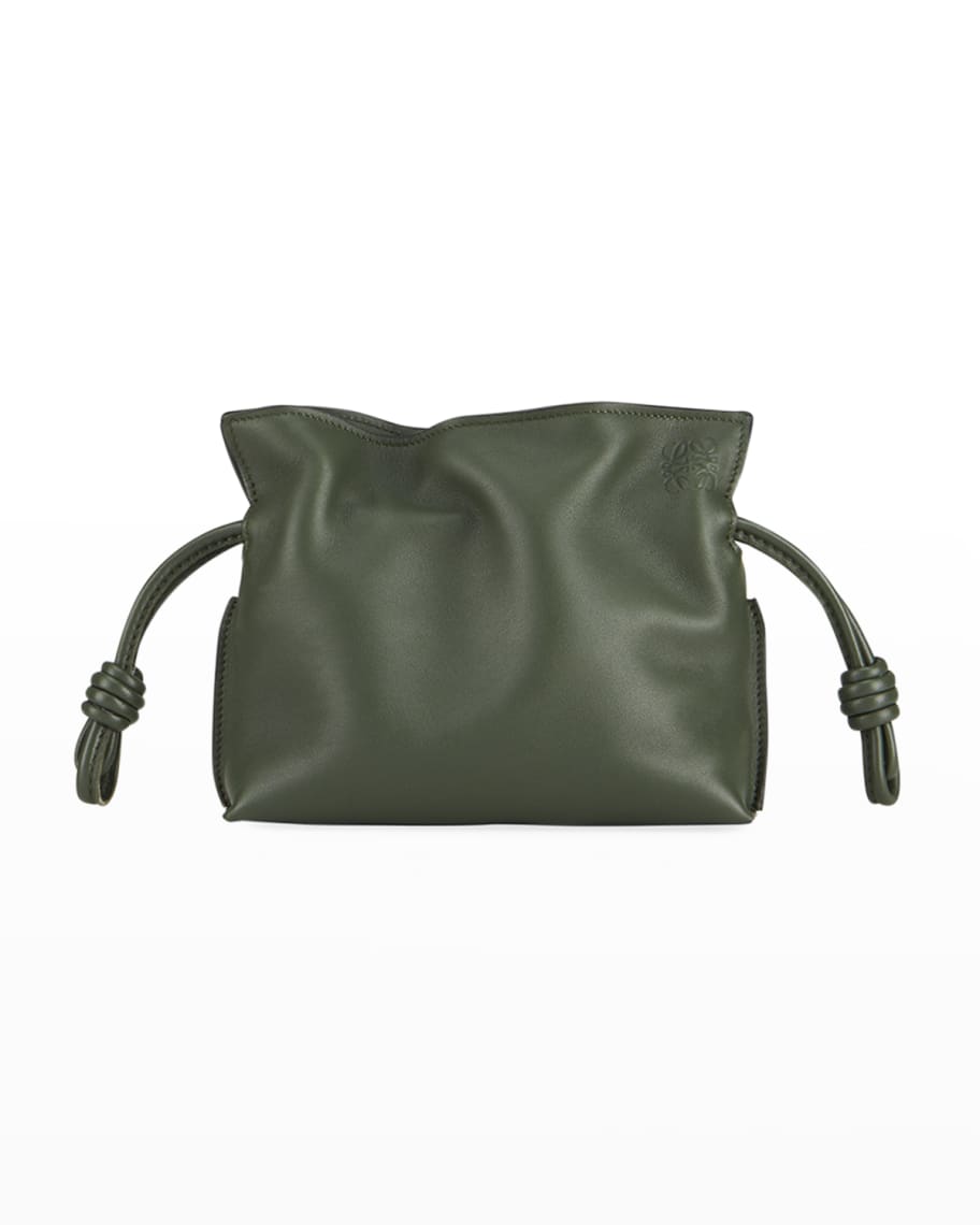 Loewe Flamenco Nano Leather Clutch Bag | Neiman Marcus