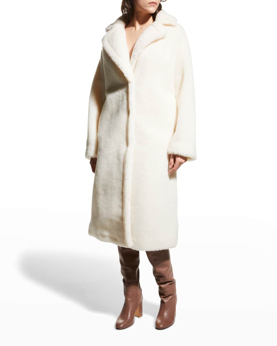Stand Studio Maria Faux Fur Teddy Coat | Neiman Marcus