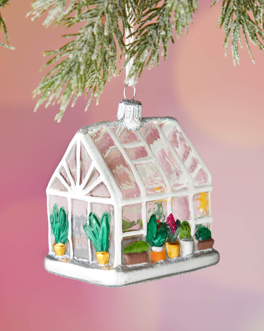 Exclusive Greenhouse Christmas Ornament Neiman Marcus