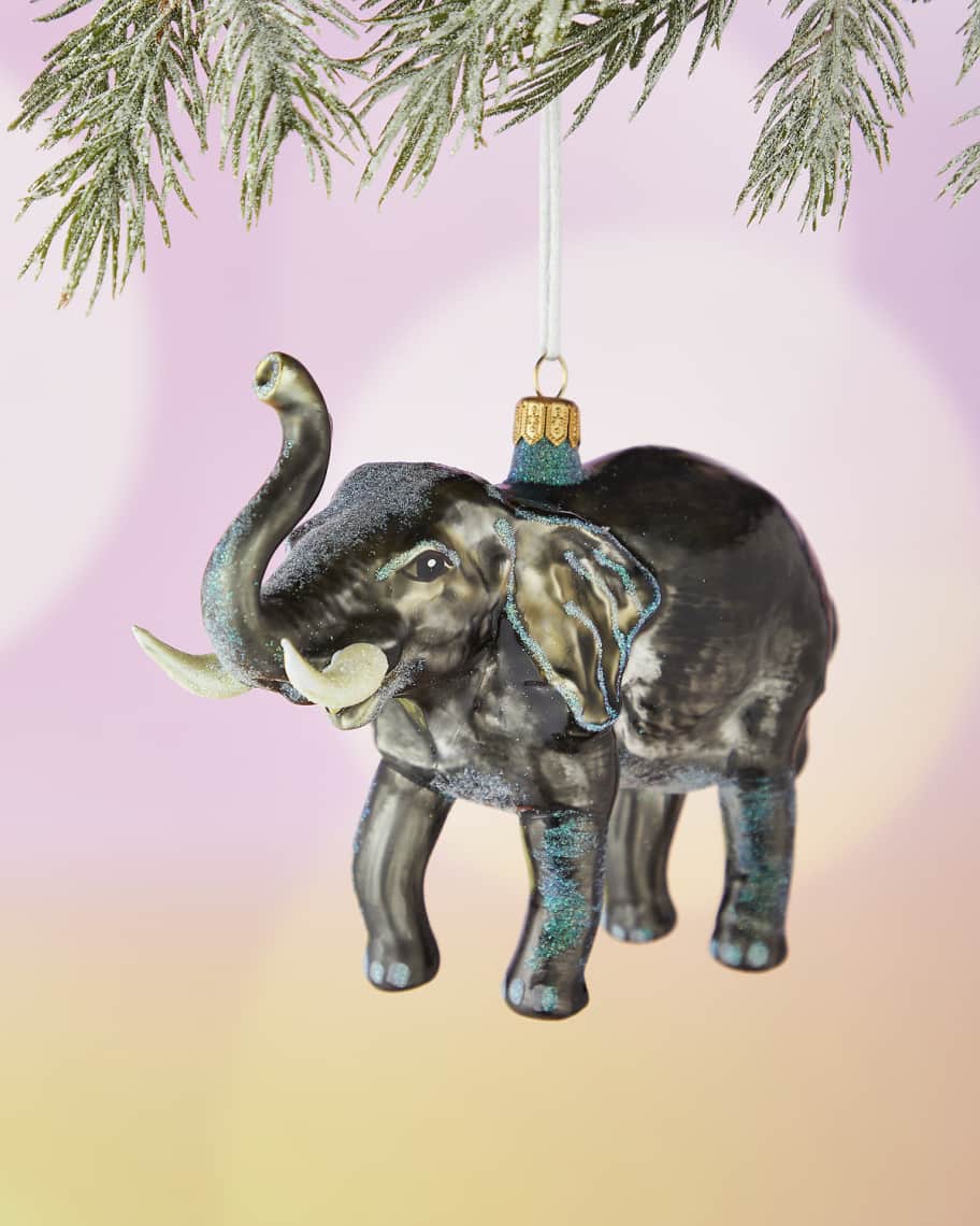 Elephant Christmas Ornament 