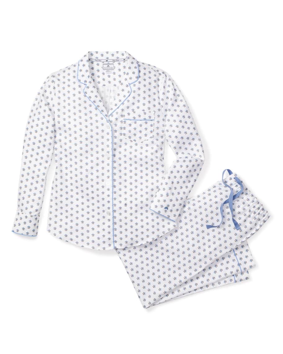 Petite Plume Fleurette Cotton Pajama Set | Neiman Marcus