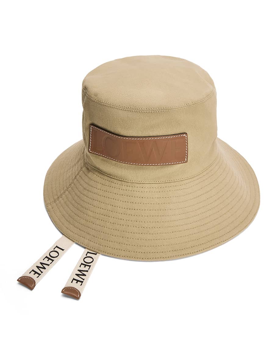Loewe Men's x Paula's Ibiza Fisherman Bucket Hat w/ Leather
