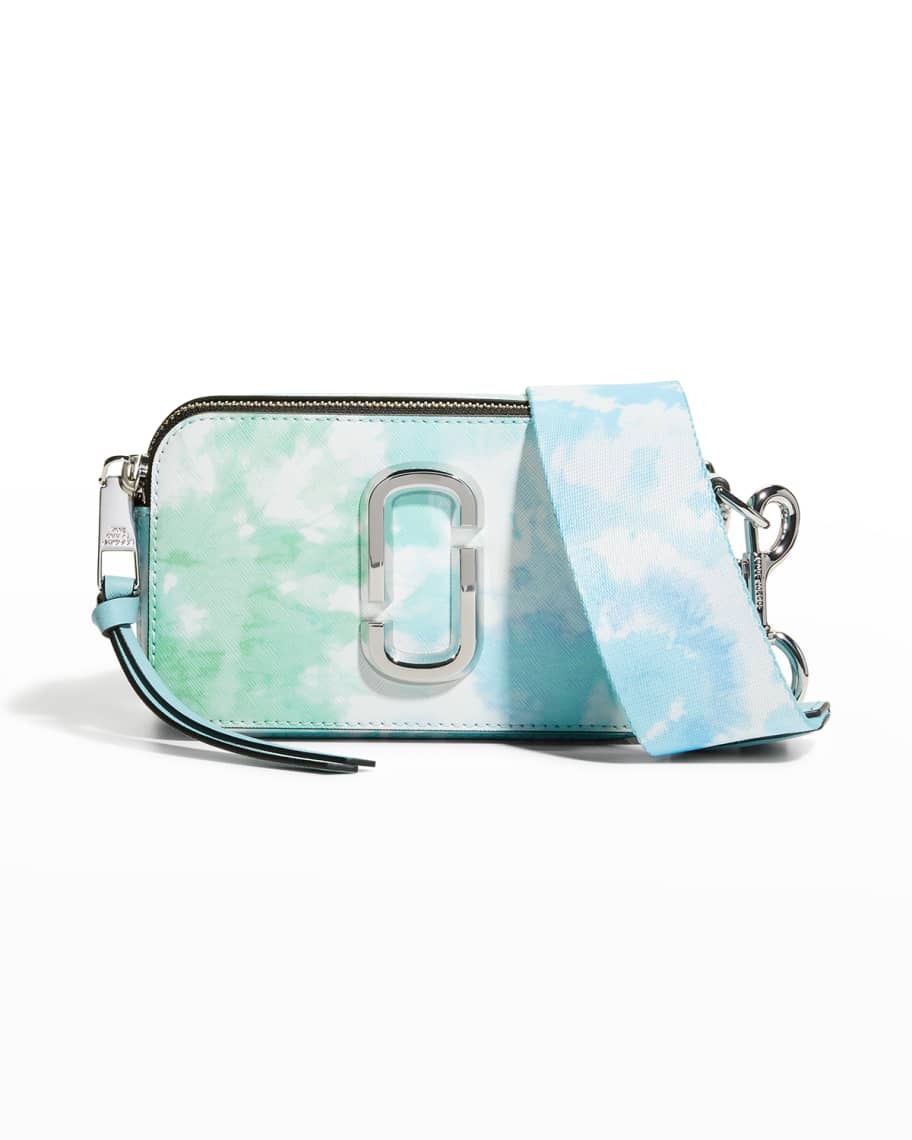 MARC JACOBS: The Tie Dye Snapshot bag in saffiano leather - Blue