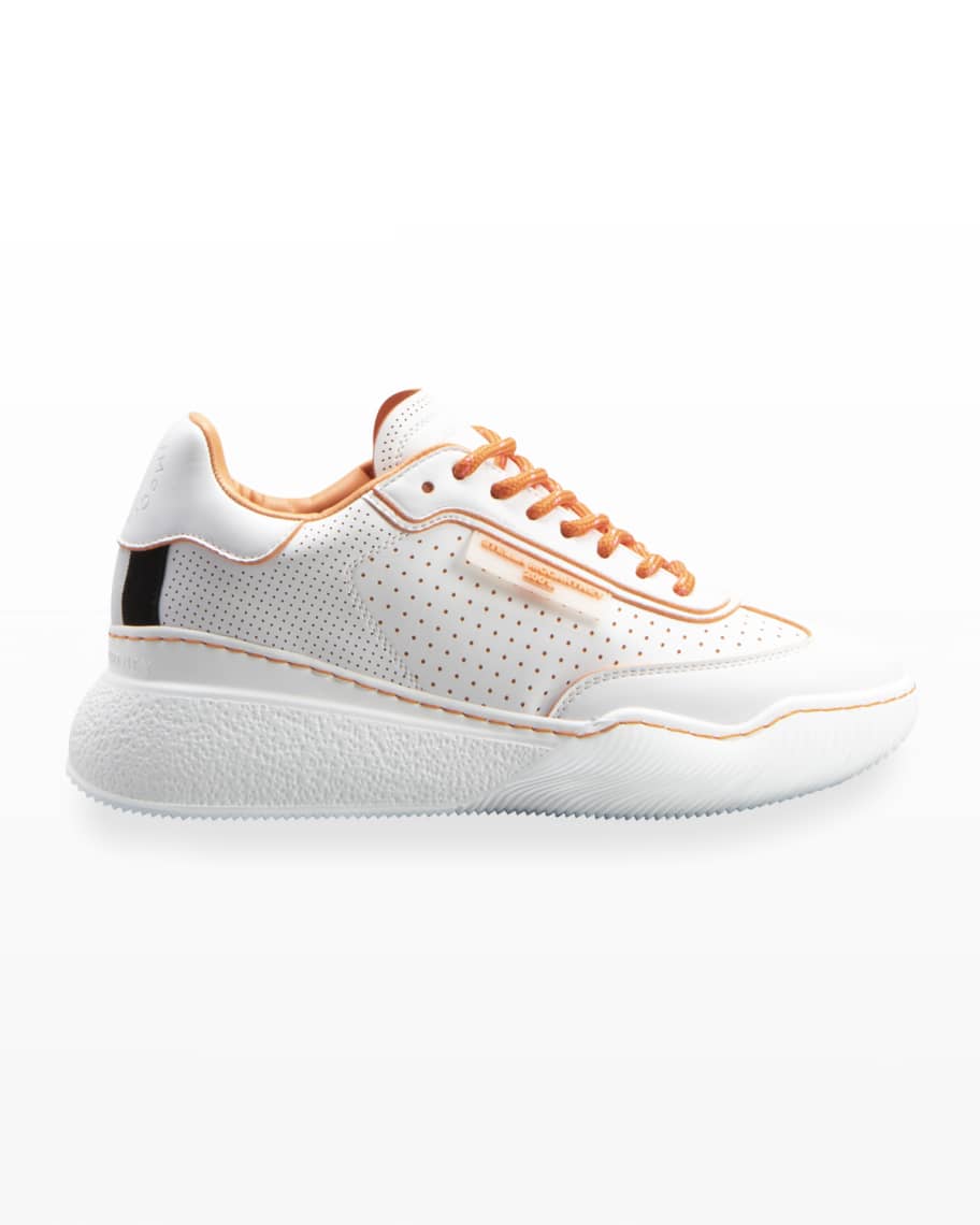Stella McCartney Loop Perforated Recycle Fabric Trainer Sneakers
