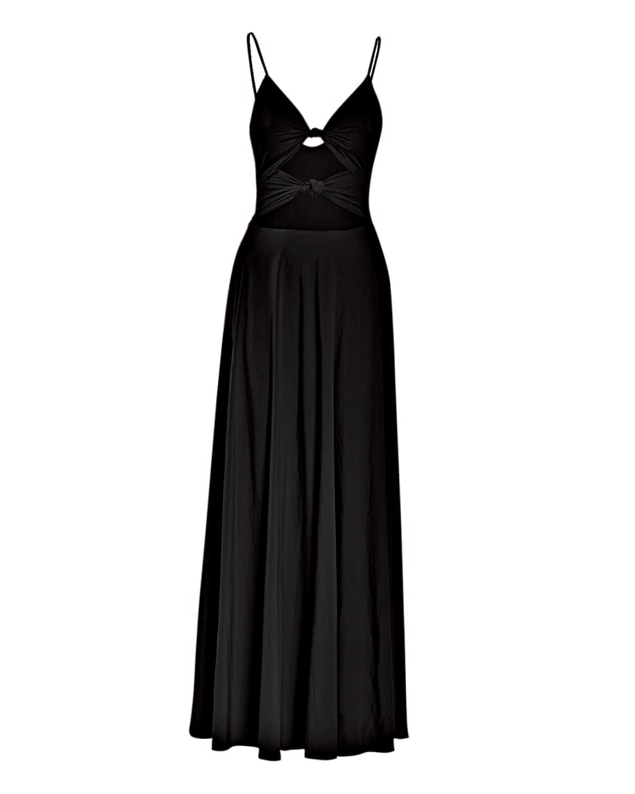MAYGEL CORONEL Sol Reversible Maxi Coverup Dress | Neiman Marcus