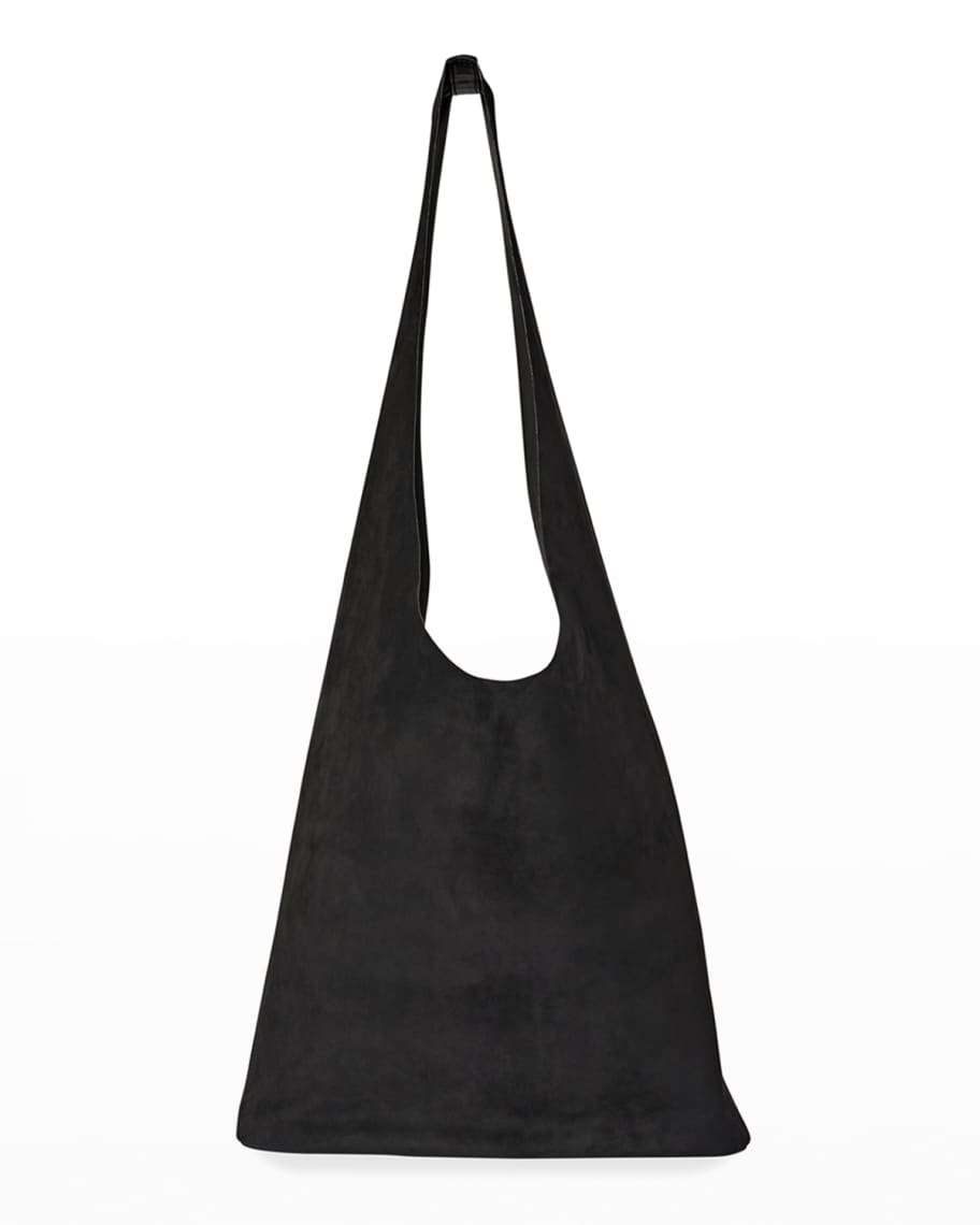 THE ROW Bindle Three Shoulder Bag in Suede | Neiman Marcus