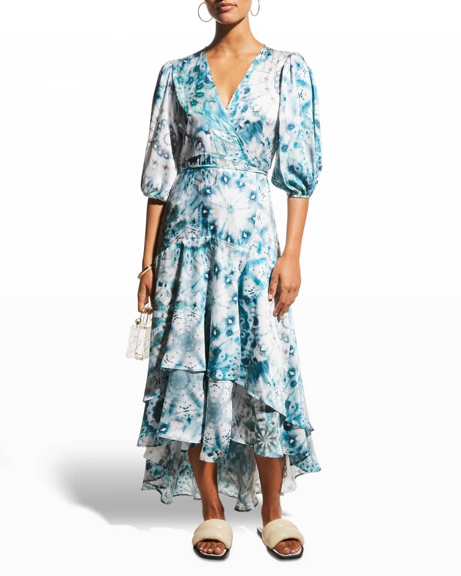 Rozella Tiered Wrap Dress