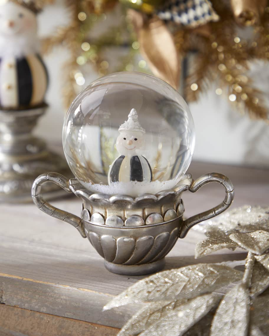 MacKenzie-Childs Nostalgia Snowman Snow Globe