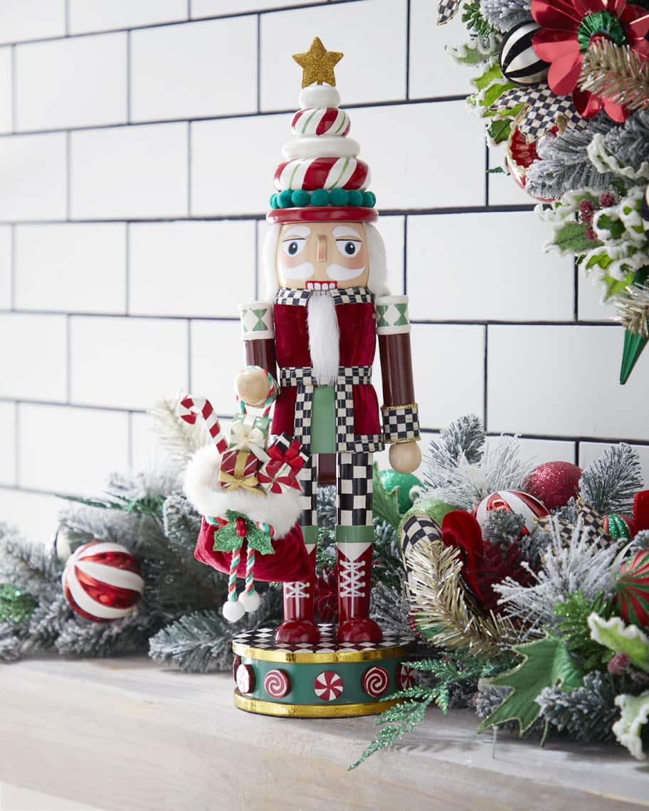 MacKenzieChilds Candy Cottage Nutcracker Neiman Marcus
